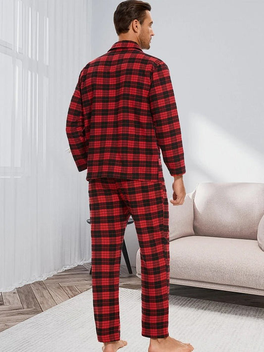 Classic Plaid Pajama Set - Harren Cole