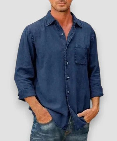 Men’s Long Sleeve Casual Shirt - Harren Cole