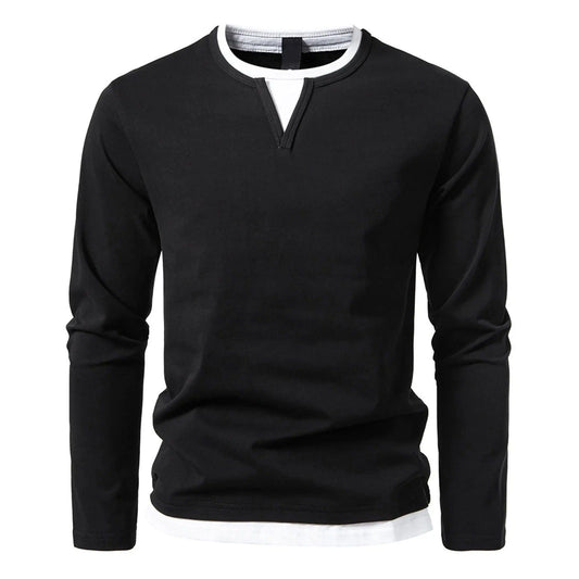 Men's Slim Fit Long Sleeve Casual Shirt - Harren Cole
