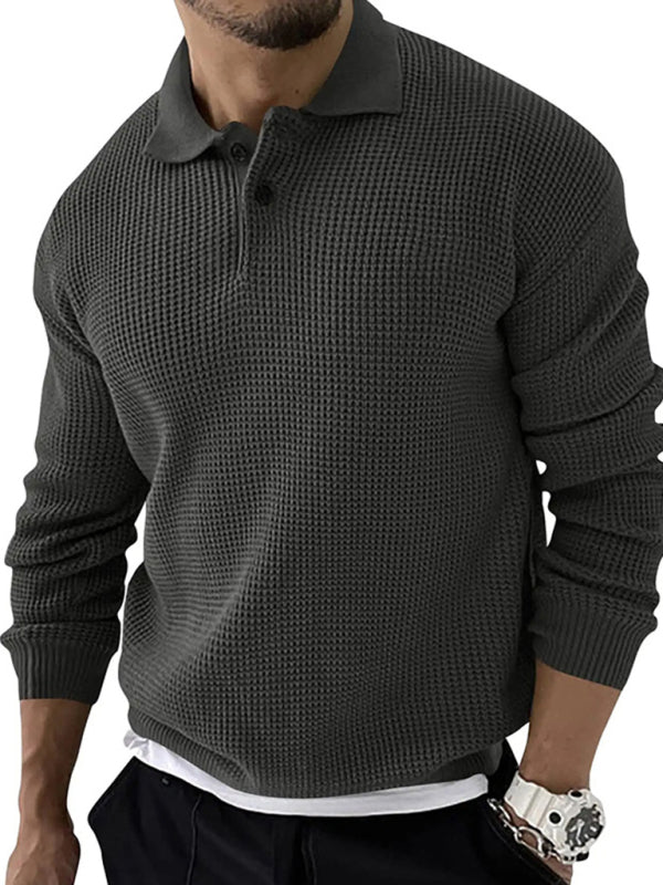 Men's Urban Slim Fit Knit Sweater with Shawl Collar - Harren Cole