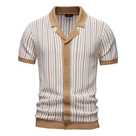 Retro Knit Casual Shirt - Harren Cole
