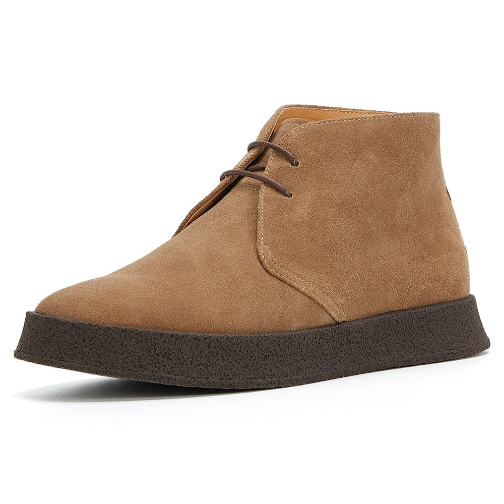Suede Desert Boots with Crepe Sole for Men - Harren Cole