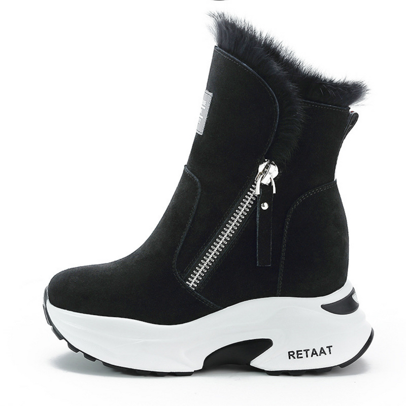 Gemütliche sportliche Winterstiefel für Damen