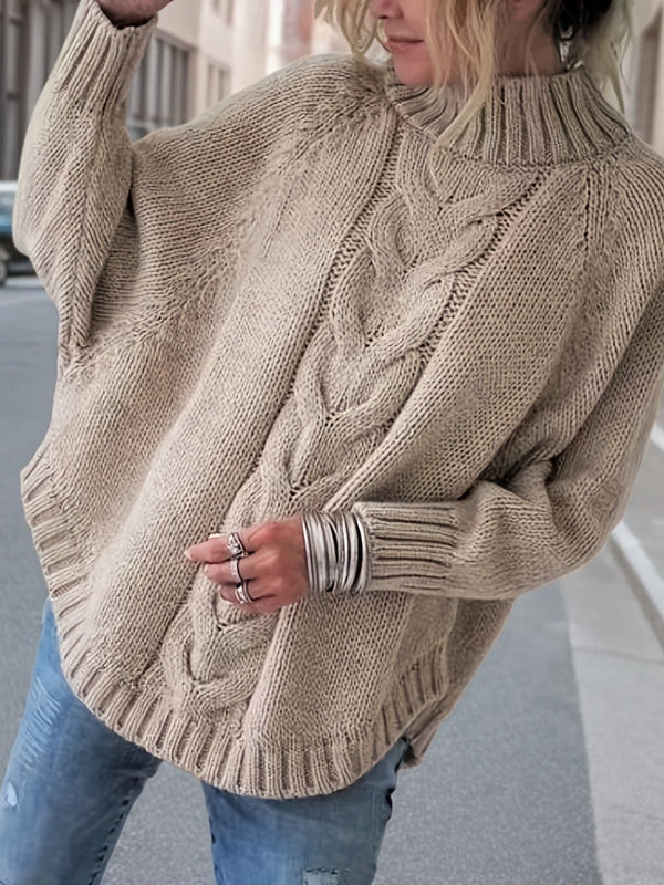 Gemütlicher Grobstrickpullover
