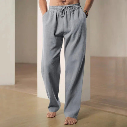 Airy Loose Fit Linen Pants - Harren Cole