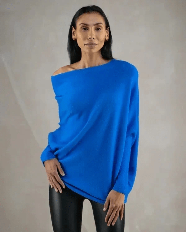 Amara Eleganter asymmetrischer Pullover - Livezo