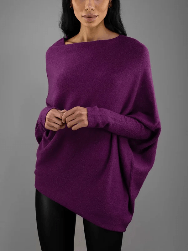 Amara Eleganter asymmetrischer Pullover - Livezo