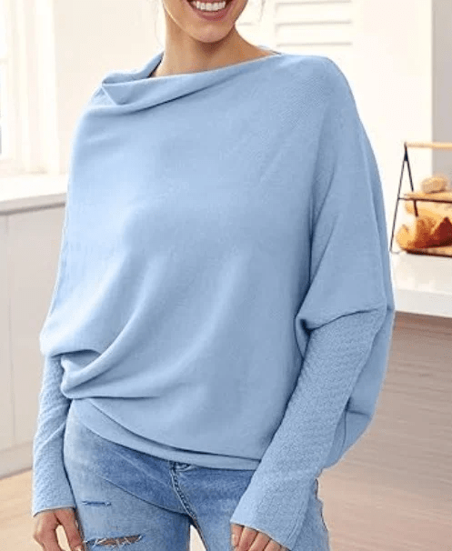 Amara Eleganter asymmetrischer Pullover - Livezo
