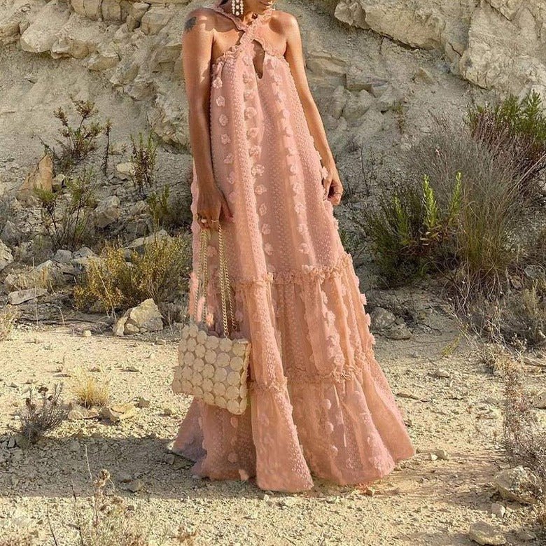 Angelina - Maxikleid mit Blumenmuster - Livezo