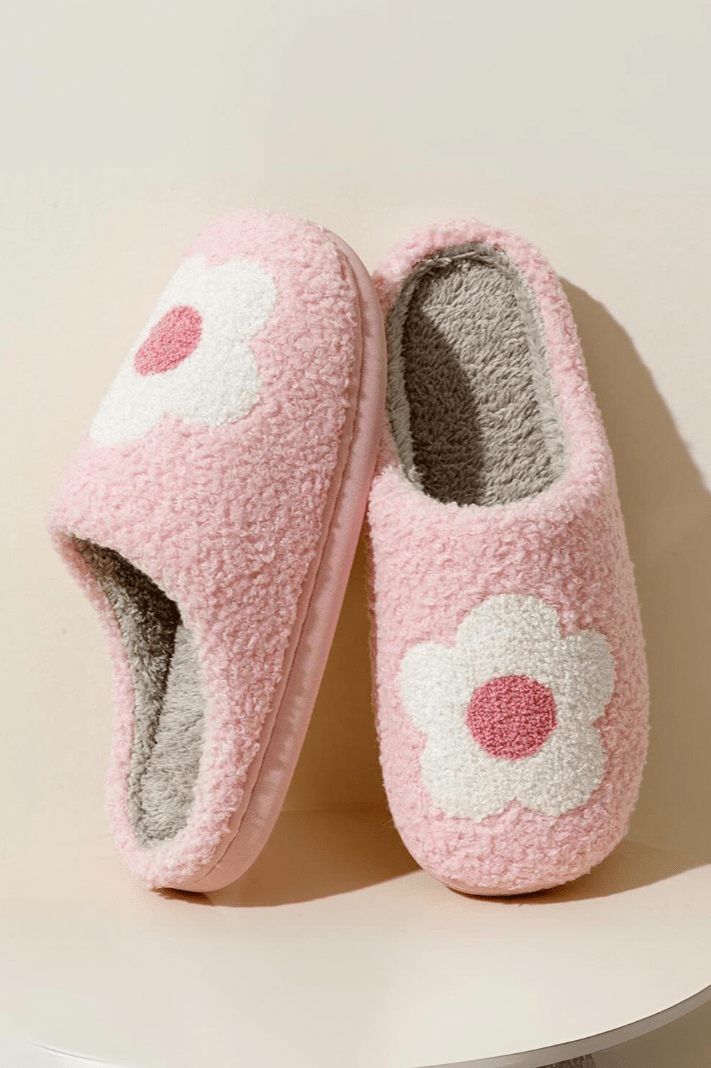 Anita - Hausschuhe mit Blumenmuster - Livezo