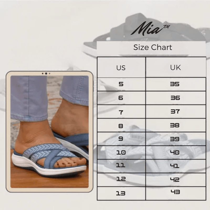 Atmungsaktive elegante orthopädische Sandalen für Damen - Livezo