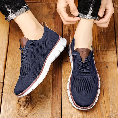 Blue Urban Comfort Sneakers for Men - Harren Cole