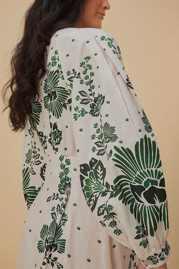 Botanical Maxi Dress - 🌿 Umarme die Natur mit Stil - Livezo