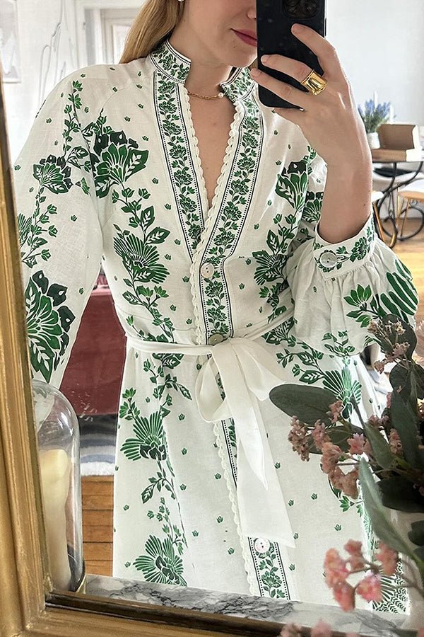 Botanical Maxi Dress - 🌿 Umarme die Natur mit Stil - Livezo