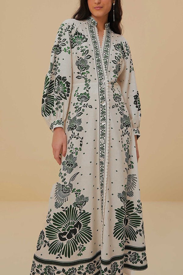 Botanical Maxi Dress - 🌿 Umarme die Natur mit Stil - Livezo