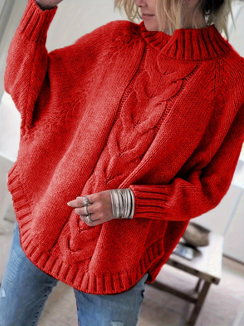 Gemütlicher Grobstrickpullover