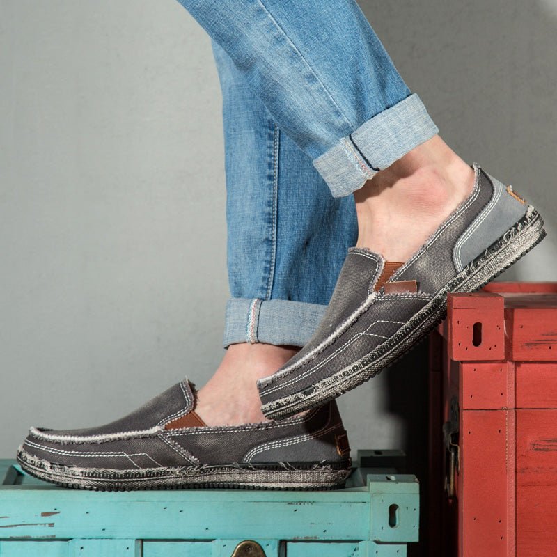 Casual Canvas Loafer Shoes for Men - Harren Cole