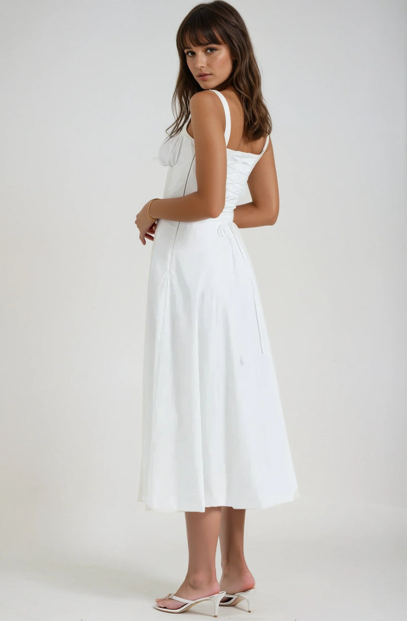 Catherine Corset Dress - Anmutige Eleganz mit einem schicken Schlitz - Livezo