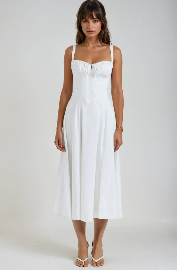 Catherine Corset Dress - Anmutige Eleganz mit einem schicken Schlitz - Livezo