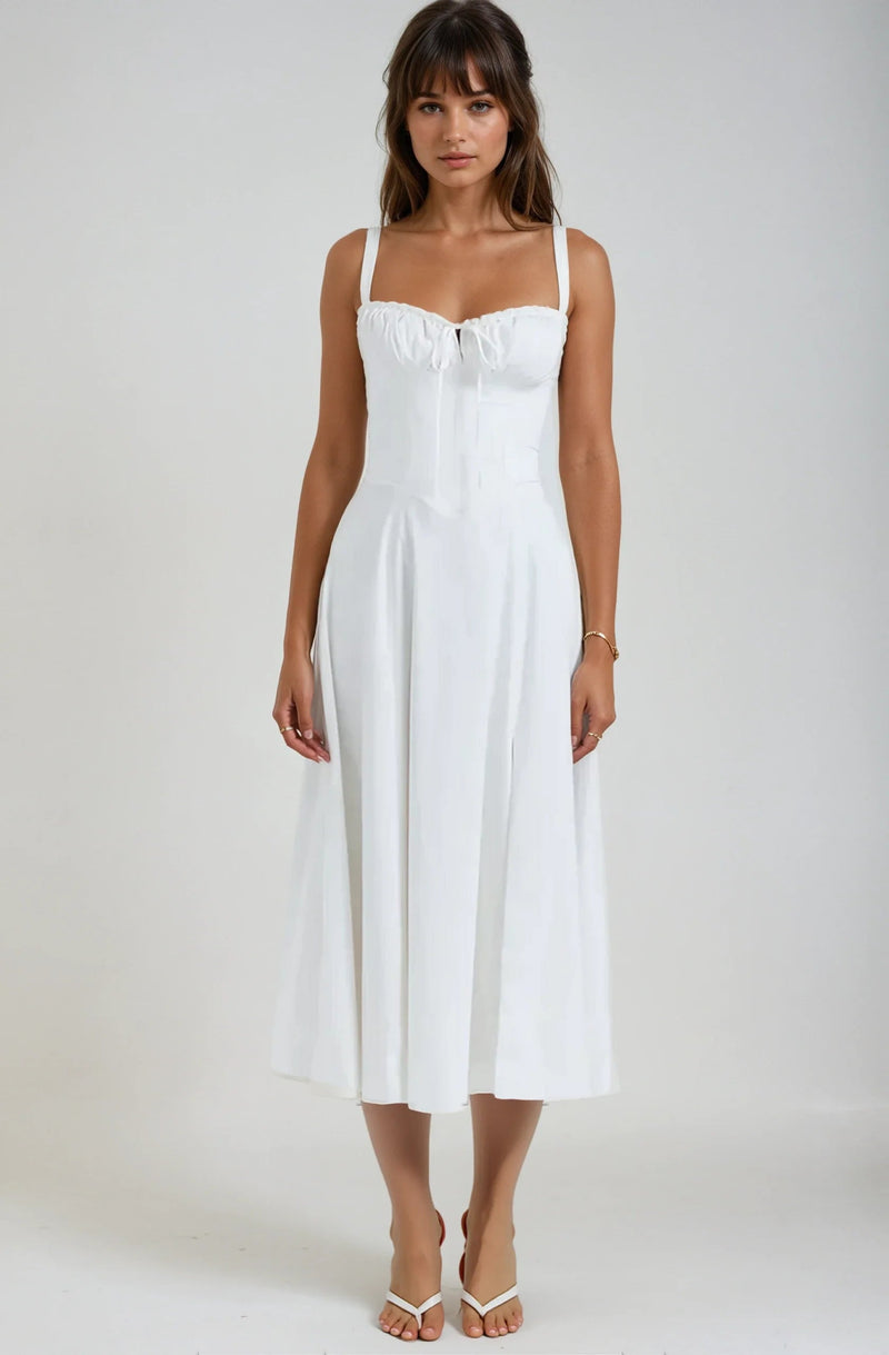 Catherine Corset Dress - Anmutige Eleganz mit einem schicken Schlitz - Livezo