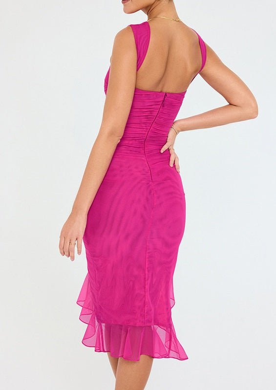 Chic Elegance: Das stilvolle geraffte Etuikleid - Livezo