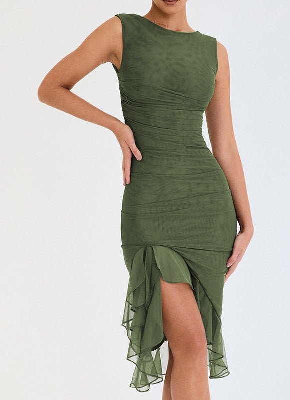 Chic Elegance: Das stilvolle geraffte Etuikleid - Livezo