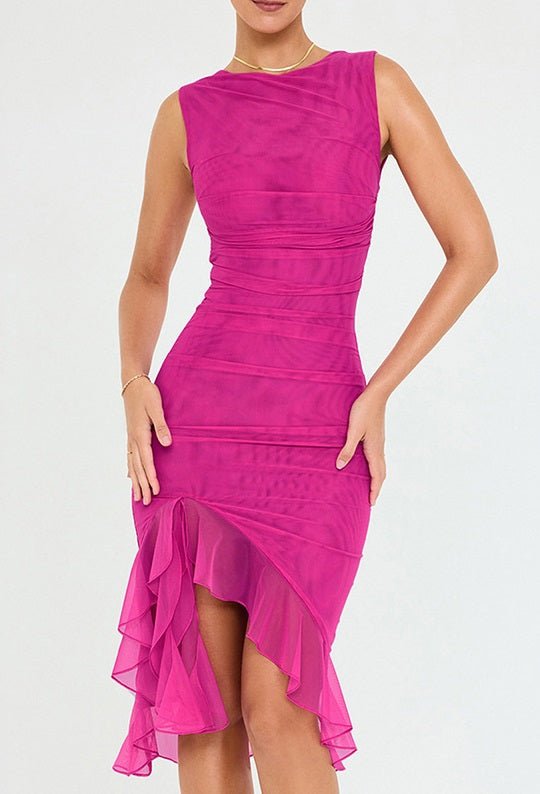 Chic Elegance: Das stilvolle geraffte Etuikleid - Livezo