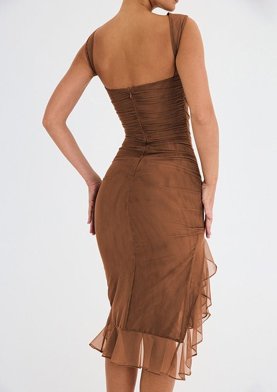 Chic Elegance: Das stilvolle geraffte Etuikleid - Livezo