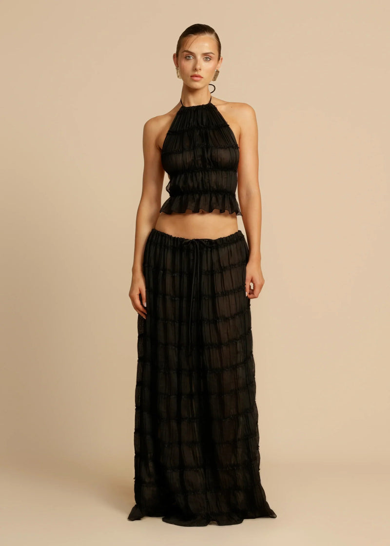 Chic Pleated Two - Piece Set | Mühelose Eleganz & Komfort - Livezo