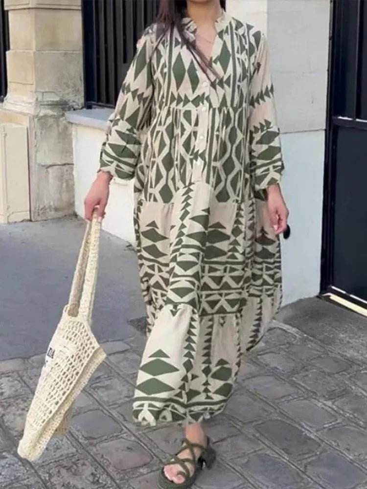 Chloe – Vintage Inspired Leinenkleid - Livezo