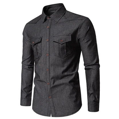 Classic Denim Shirt for Men - Harren Cole