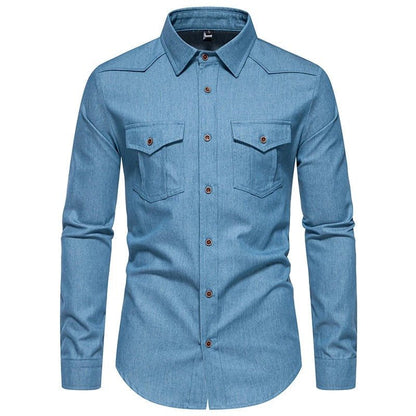 Classic Denim Shirt for Men - Harren Cole