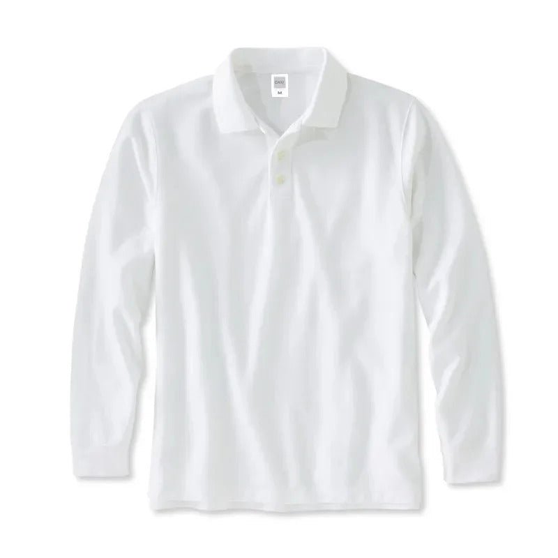 Classic Long - Sleeve Polo Shirt for Men - Harren Cole