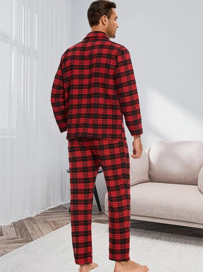 Classic Plaid Pajama Set - Harren Cole