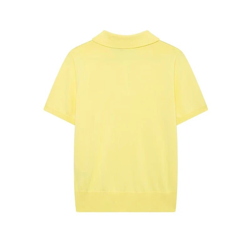 Classic Polo Shirt with Peter Pan Collar - Harren Cole