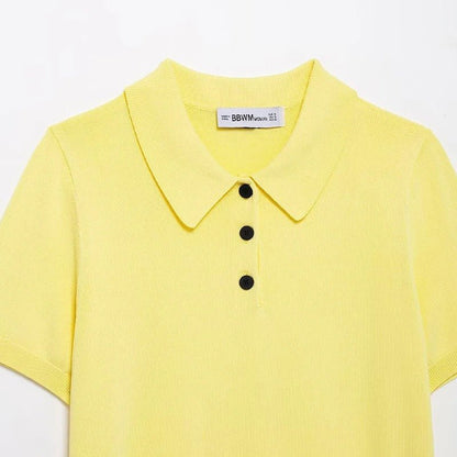 Classic Polo Shirt with Peter Pan Collar - Harren Cole