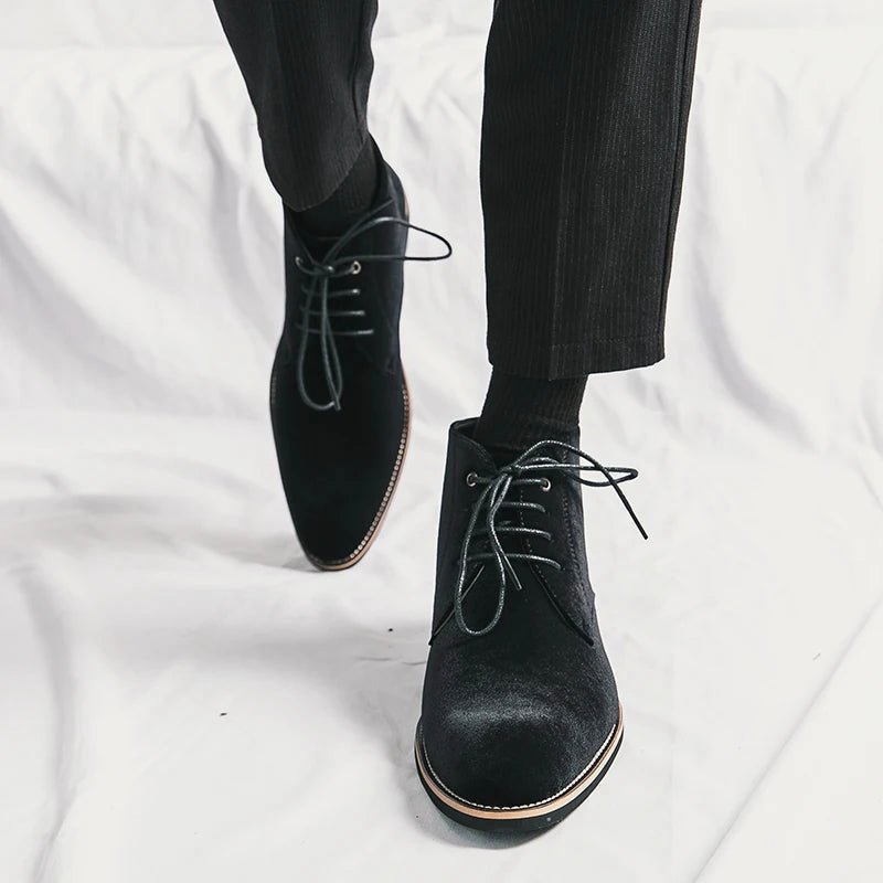 Classic Sterling Leather Lace - Up Boots for Men - Harren Cole