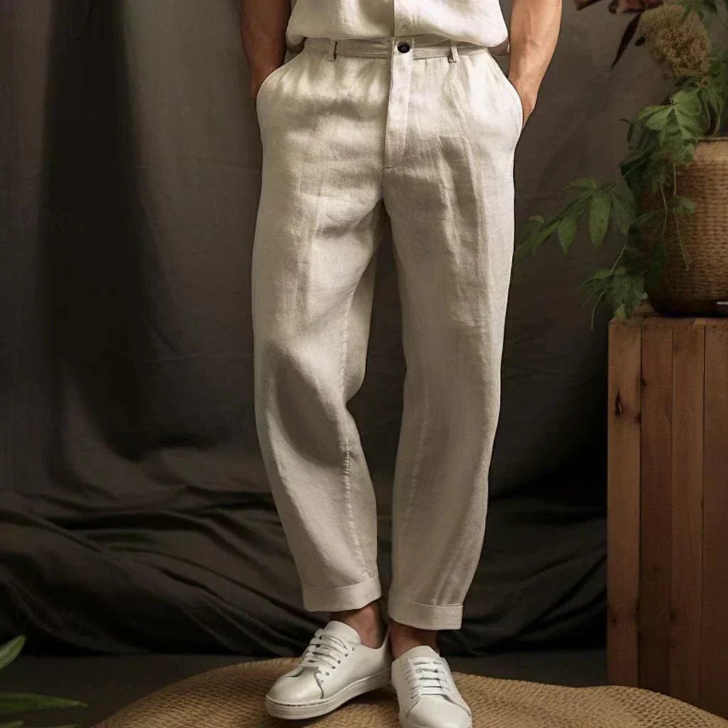 Comfortable Versatile Linen Pants for Everyday Wear - Harren Cole