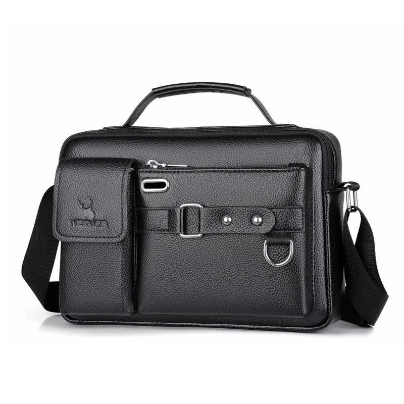 CommandTech Leather Briefcase - Harren Cole