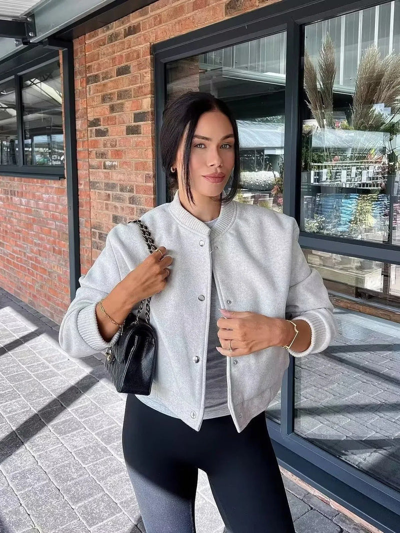 Damen Herbst Street Flight Jacke - Livezo