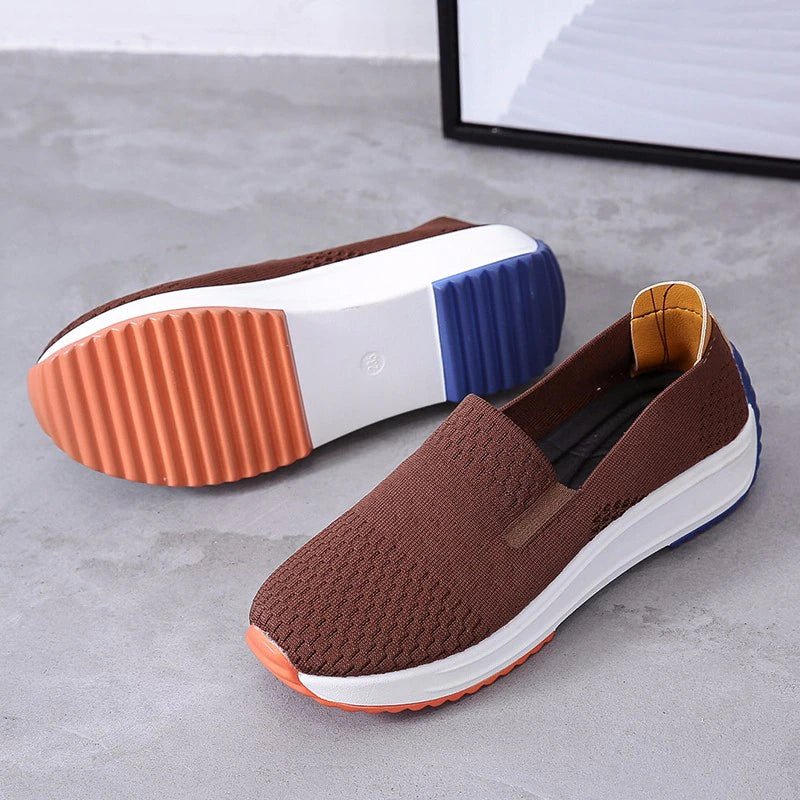 Damen Mesh Slip - On Casual Ballerinas - Livezo