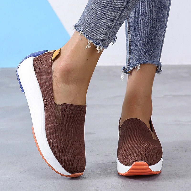 Damen Mesh Slip - On Casual Ballerinas - Livezo