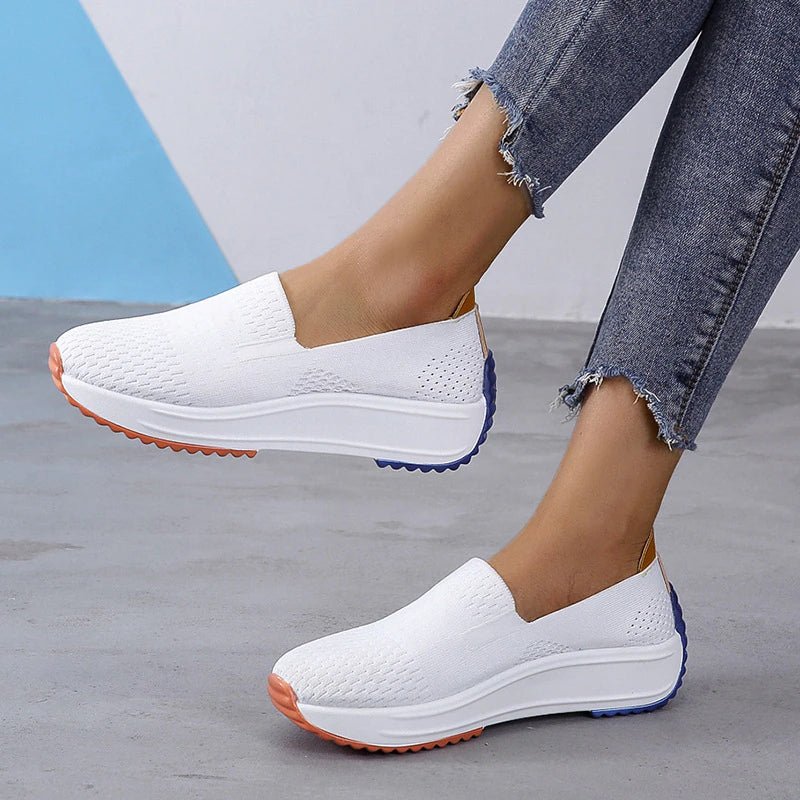 Damen Mesh Slip - On Casual Ballerinas - Livezo