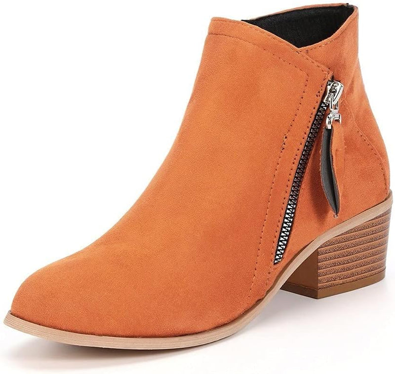 Damen Orthopädische Leder - Stiefeletten - Livezo