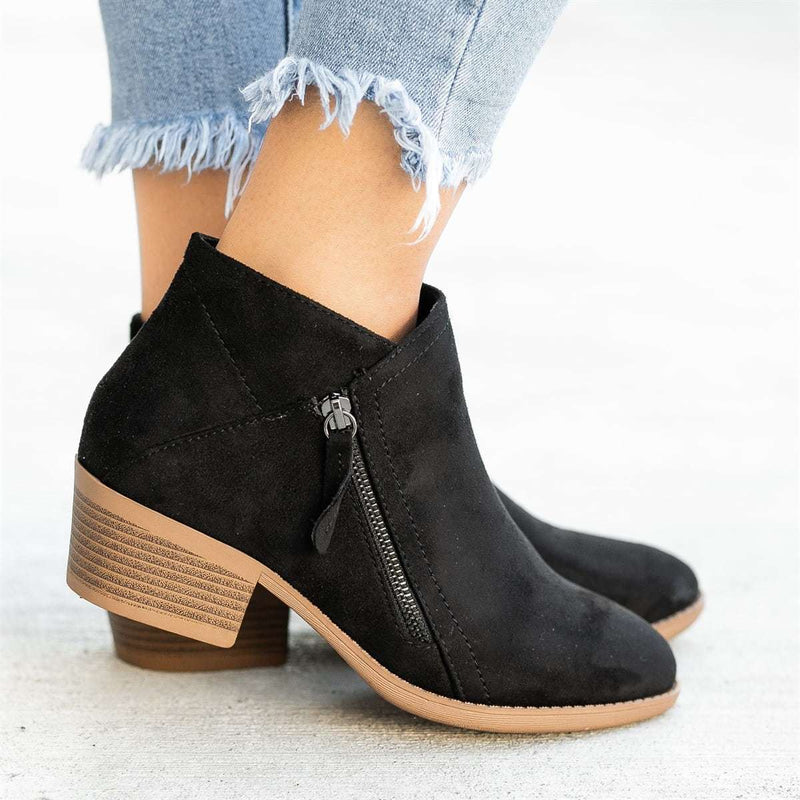 Damen Orthopädische Leder - Stiefeletten - Livezo