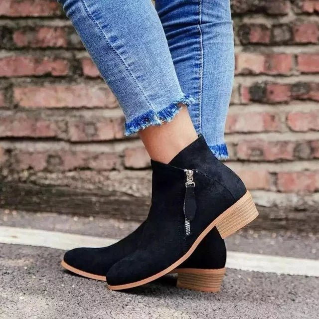 Damen Orthopädische Leder - Stiefeletten - Livezo