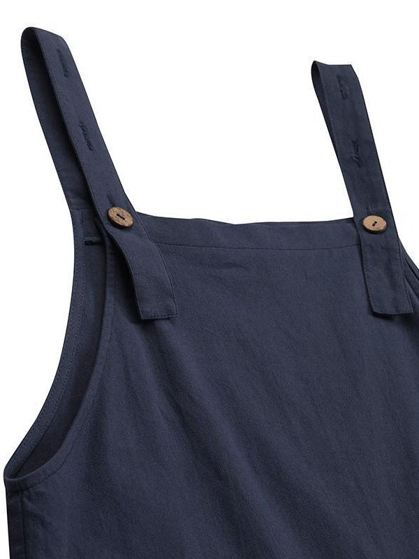 Damen - Overall mit Knopfleiste für den Alltag - Livezo