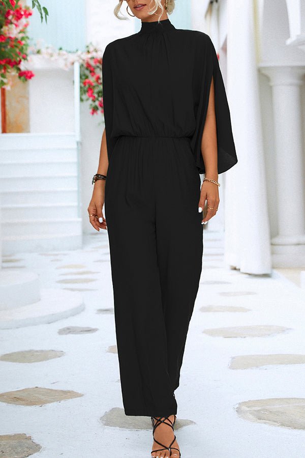 Damen Overall mit Schnürung, langen Ärmeln und einfarbigem Design - Livezo