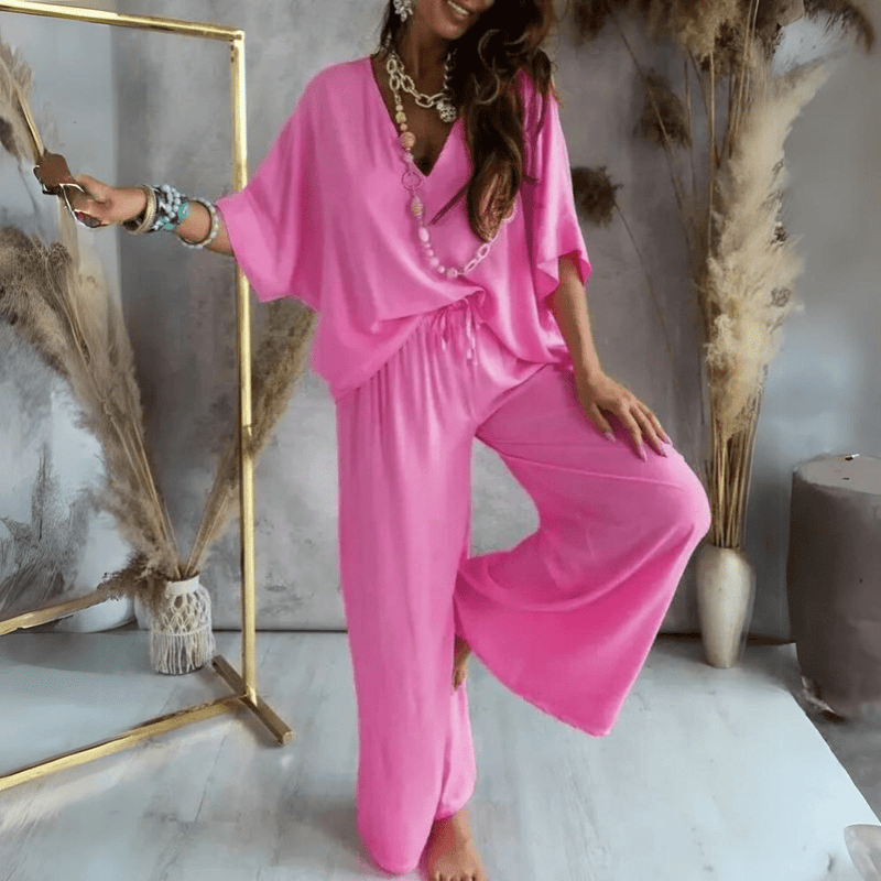 Damen Zweiteiler - Set – Legeres Sommer - Outfit - Livezo