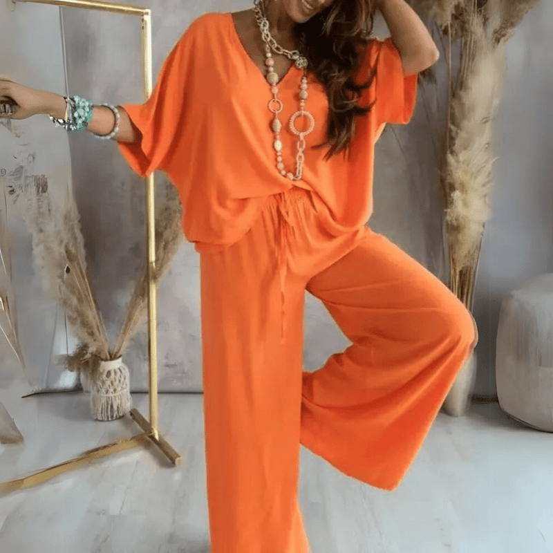 Damen Zweiteiler - Set – Legeres Sommer - Outfit - Livezo